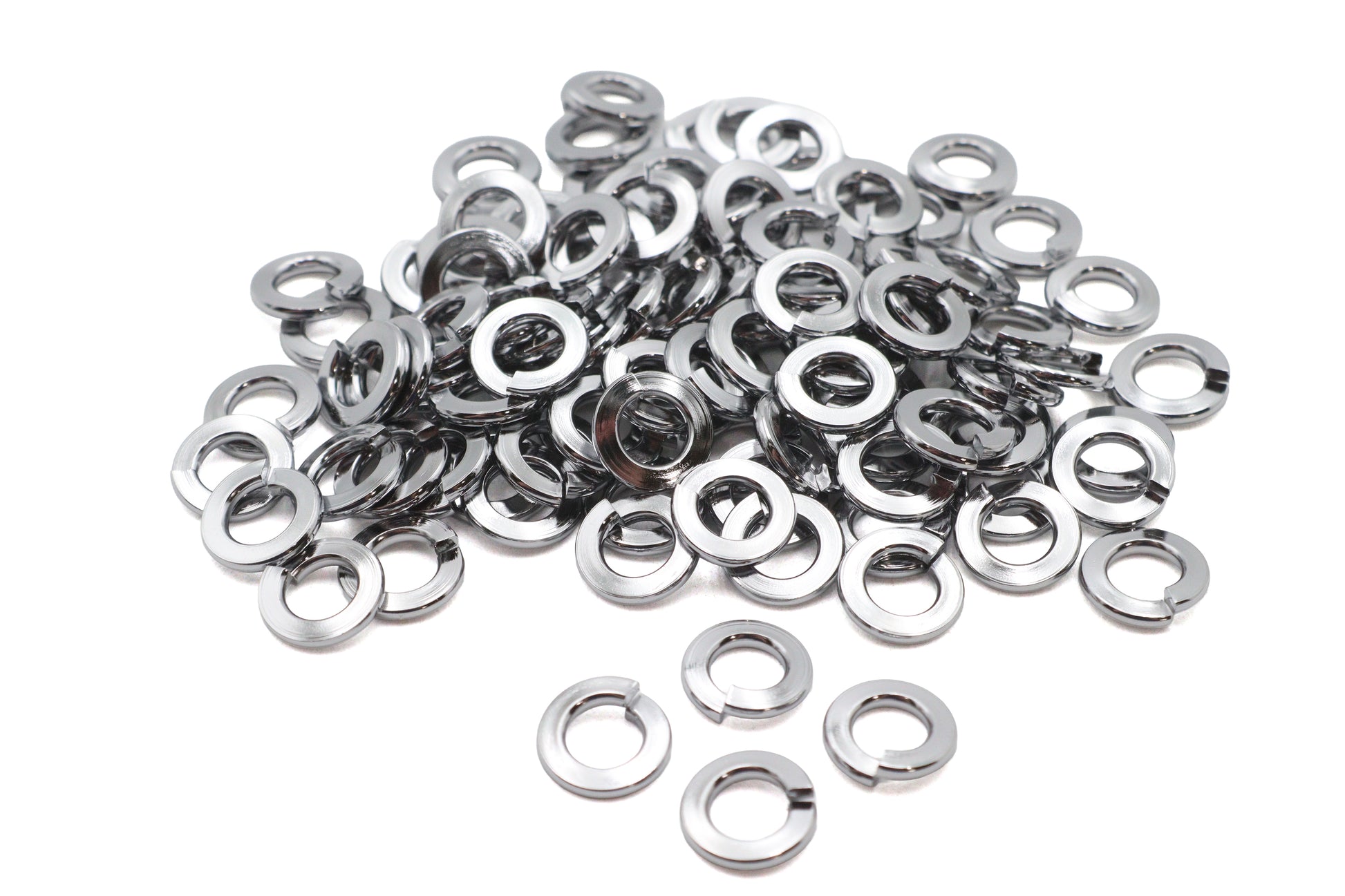V-Twin Chrome Lock Washer with 1/4 Inch Inner Diameter - Durable Fastening Hardware