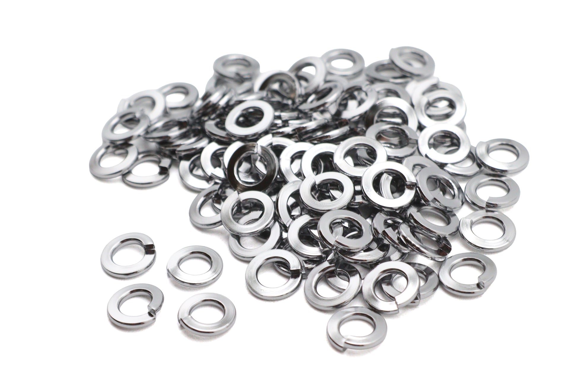 V-Twin Chrome Lock Washer with 1/4 Inch Inner Diameter - Durable Fastening Hardware