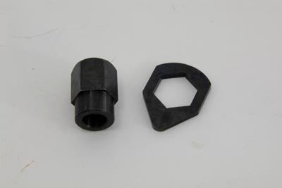 V-Twin B-3304 Front Engine Mount Nut and Lock Kit for Harley Davidson EL and FL Models