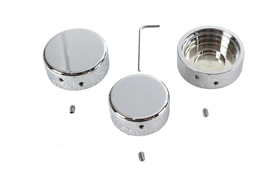 V-Twin 39mm Fork Stem Nut Cover Chrome for Harley Davidson FXR and XL Models by V-Twin