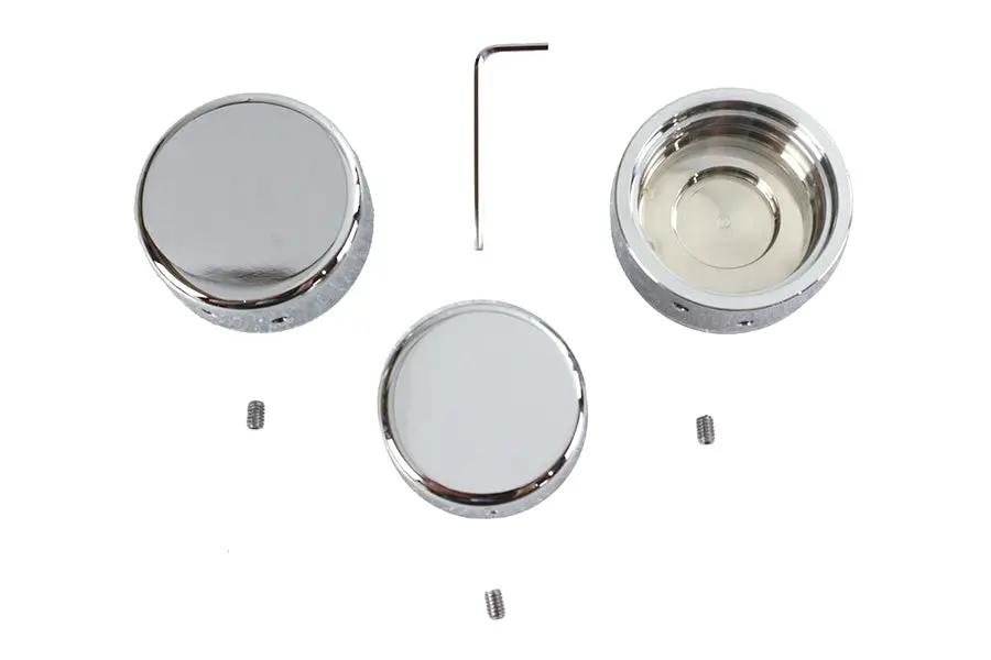 V-Twin 39mm Fork Stem Nut Cover Chrome for Harley Davidson FXR and XL Models by V-Twin
