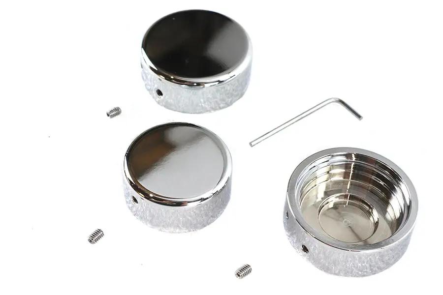 V-Twin 39mm Fork Stem Nut Cover Chrome for Harley Davidson FXR and XL Models by V-Twin