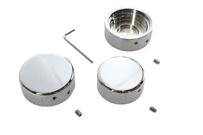 V-Twin 39mm Fork Stem Nut Cover Chrome for Harley Davidson FXR and XL Models by V-Twin