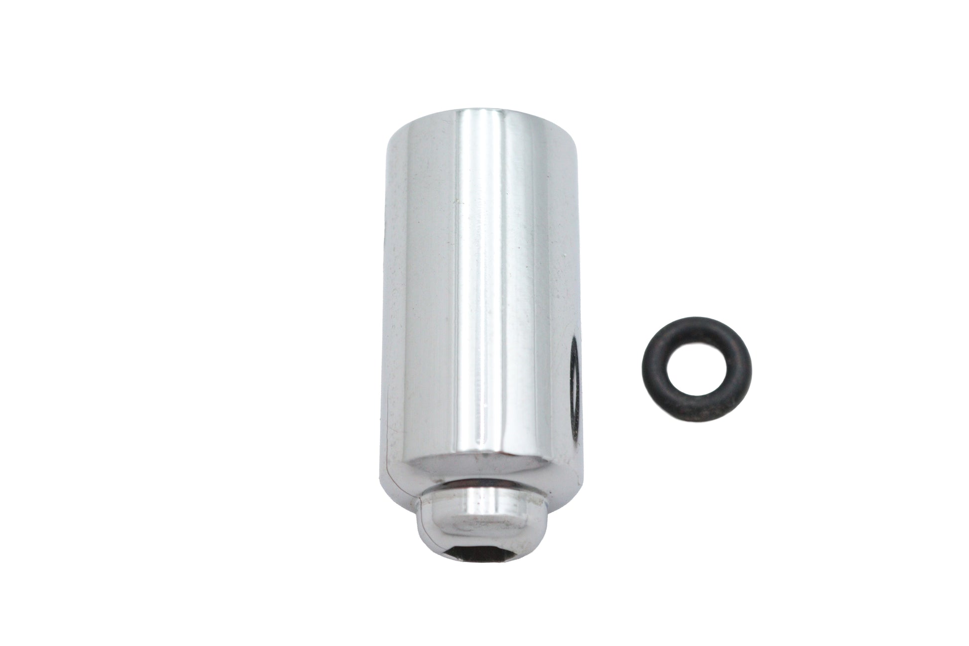 V-Twin Chrome Valve Stem Cover for Custom Tire Tubes – Durable and Stylish Motorcycle Part