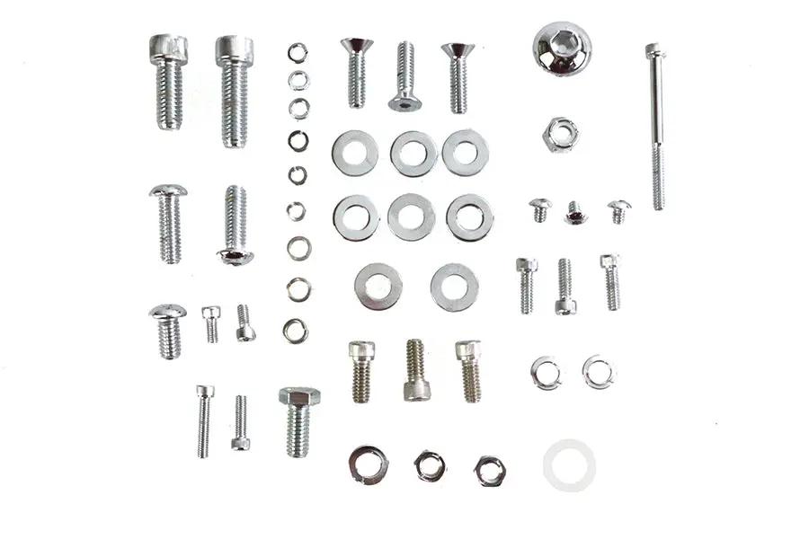 Gardner-Westcott C-31-38 Chrome Screw Kit for S&S Carburetors by Gardner-Westcott
