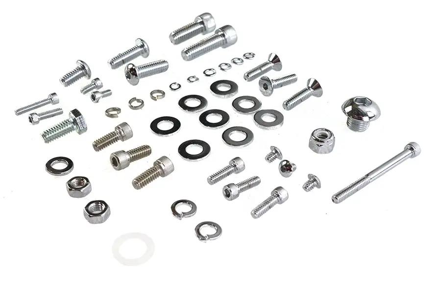 Gardner-Westcott C-31-38 Chrome Screw Kit for S&S Carburetors by Gardner-Westcott