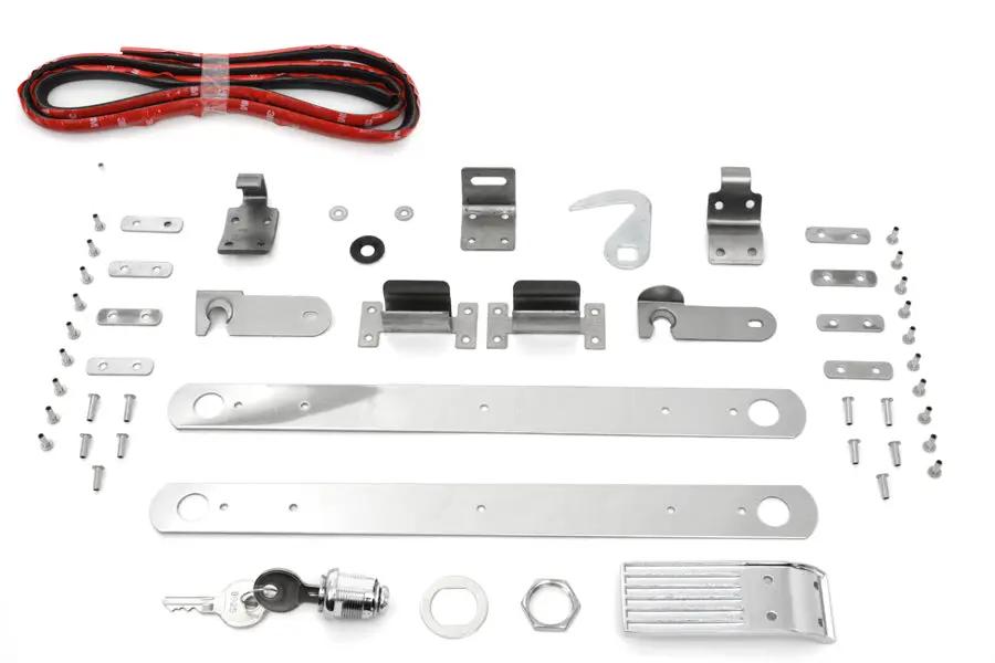 V-Twin Saddlebag Hardware Kit for Harley Davidson FL (1970-1979) – Complete Repair Set by V-Twin