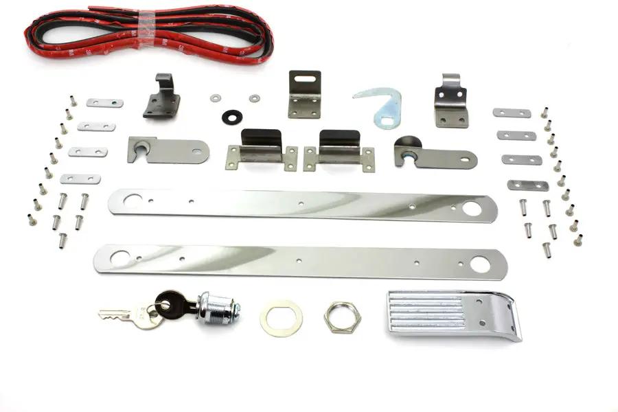 V-Twin Saddlebag Hardware Kit for Harley Davidson FL (1970-1979) – Complete Repair Set by V-Twin
