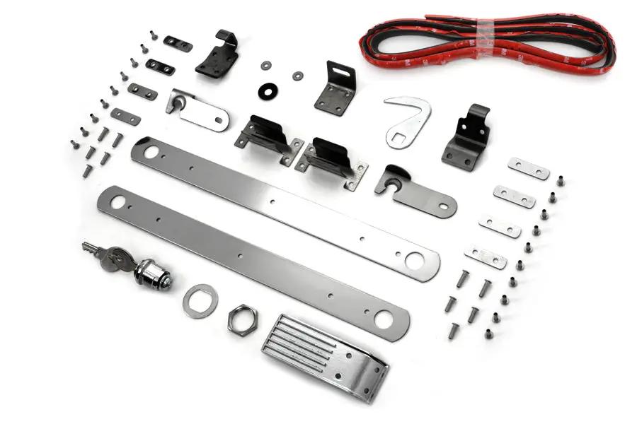 V-Twin Saddlebag Hardware Kit for Harley Davidson FL (1970-1979) – Complete Repair Set by V-Twin