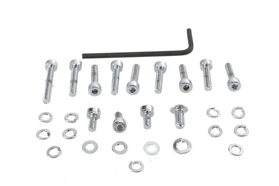 Gardner-Westcott Keihin CV Carburetor Screw Kit Chrome for Harley Davidson FXST (1990-1999) by Gardner-Westcott