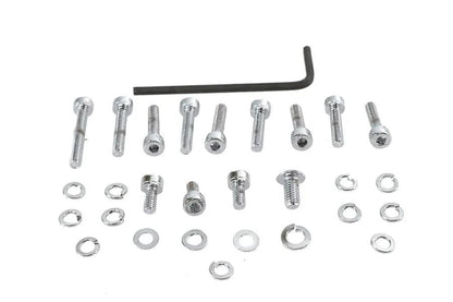 Gardner-Westcott Keihin CV Carburetor Screw Kit Chrome for Harley Davidson FXST (1990-1999) by Gardner-Westcott