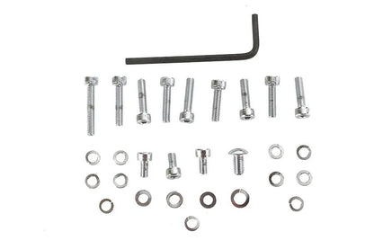 Gardner-Westcott Keihin CV Carburetor Screw Kit Chrome for Harley Davidson FXST (1990-1999) by Gardner-Westcott