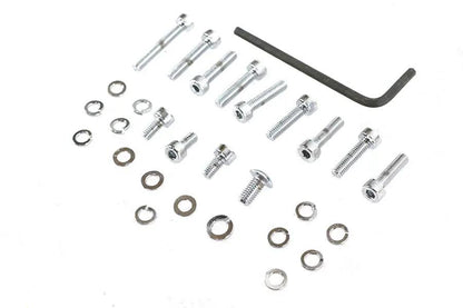 Gardner-Westcott Keihin CV Carburetor Screw Kit Chrome for Harley Davidson FXST (1990-1999) by Gardner-Westcott