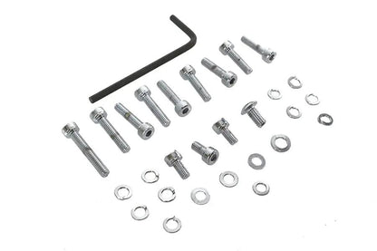 Gardner-Westcott Keihin CV Carburetor Screw Kit Chrome for Harley Davidson FXST (1990-1999) by Gardner-Westcott