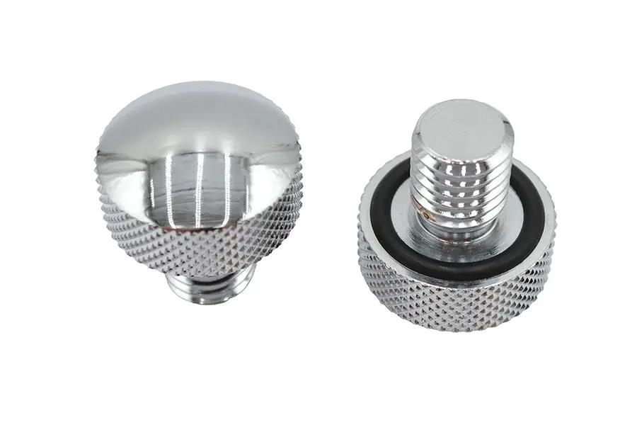 V-Twin Knurled Seat Tab Mount Knob Set for Harley Davidson FXST (Part #74549) by V-Twin