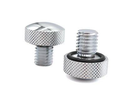 V-Twin Knurled Seat Tab Mount Knob Set for Harley Davidson FXST (Part #74549) by V-Twin