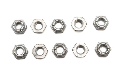 V-Twin 70997994 Flexloc Nut 1/4 inch-28 with Cadmium Finish
