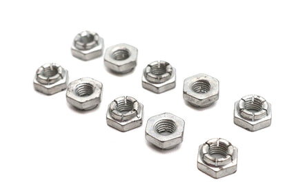 V-Twin 70997994 Flexloc Nut 1/4 inch-28 with Cadmium Finish
