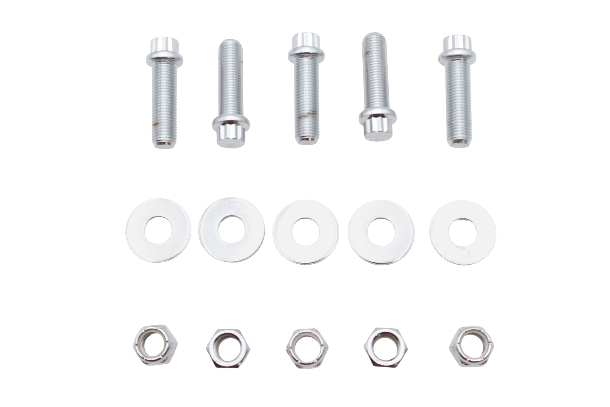 Gardner-Westcott A-80-51 Pulley Bolt Kit Chrome for Harley Davidson FXST Models