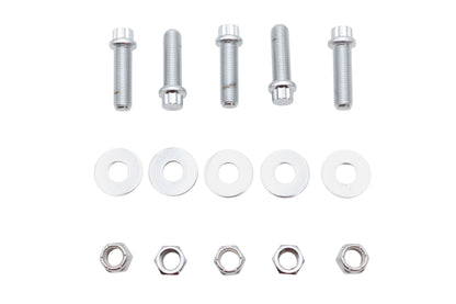 Gardner-Westcott A-80-51 Pulley Bolt Kit Chrome for Harley Davidson FXST Models