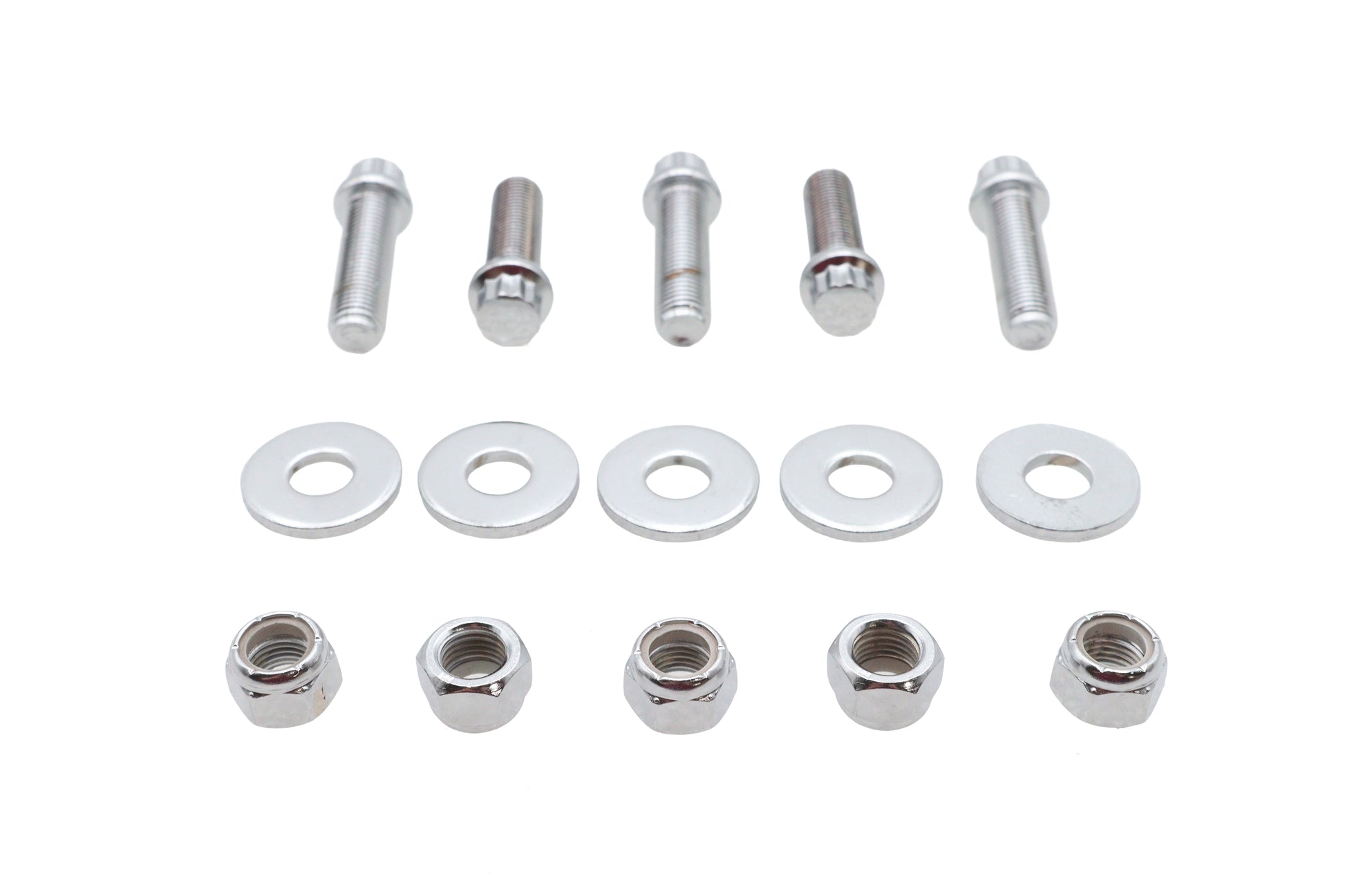 Gardner-Westcott A-80-51 Pulley Bolt Kit Chrome for Harley Davidson FXST Models