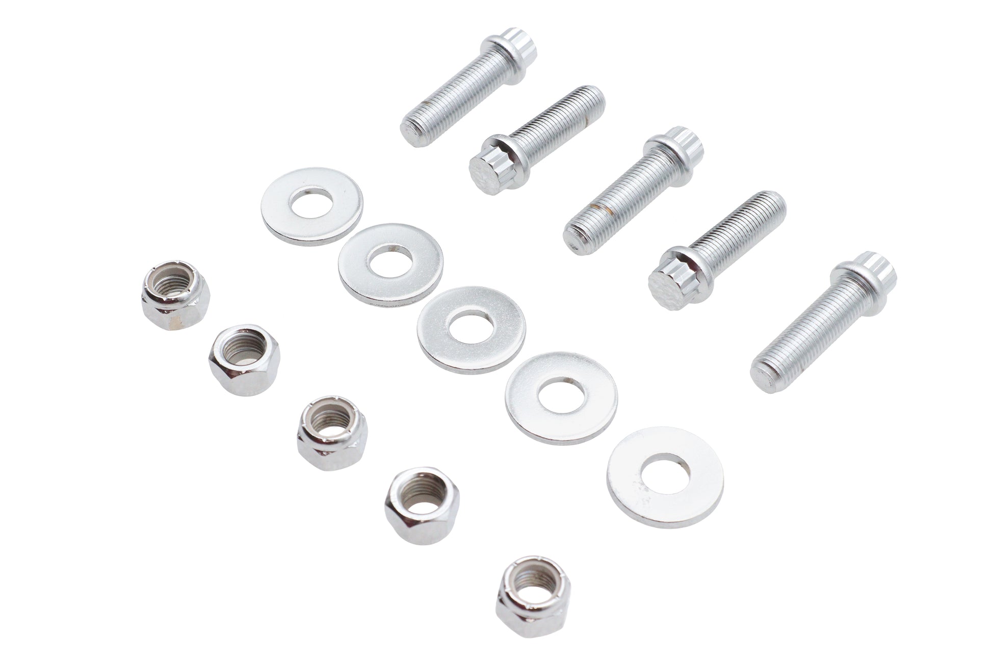 Gardner-Westcott A-80-51 Pulley Bolt Kit Chrome for Harley Davidson FXST Models