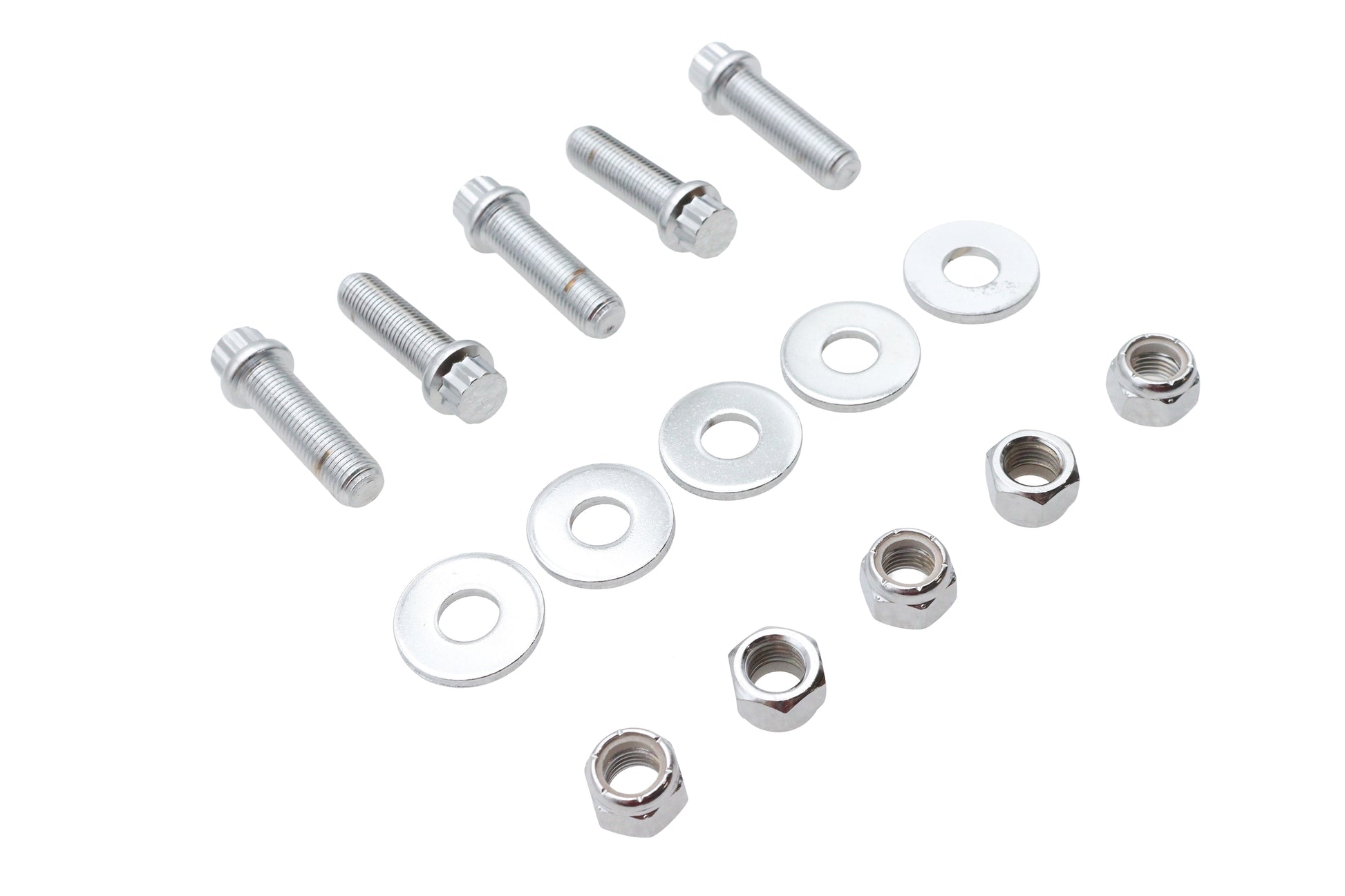 Gardner-Westcott A-80-51 Pulley Bolt Kit Chrome for Harley Davidson FXST Models