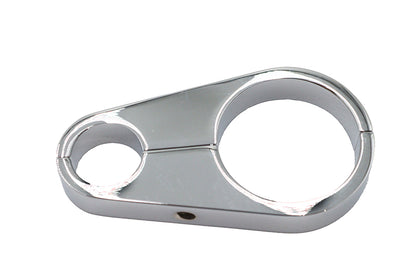 V-Twin Chrome Oil Line to Frame Clamp Part 03-6223C