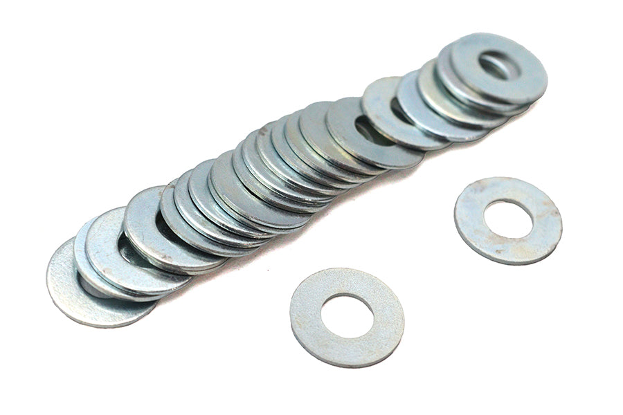 Eastern Zinc Flat Washer 1/4 inch Inner Diameter, Pack of 25 - OEM Part 6242W