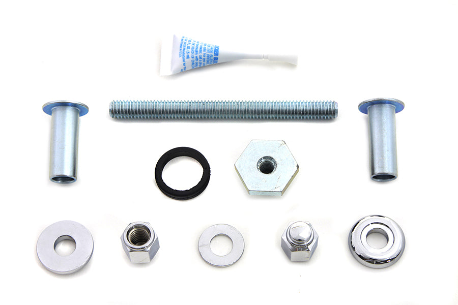 V-Twin Chrome Gas Tank Mount Kit for Harley Davidson FXST (2000-2009)