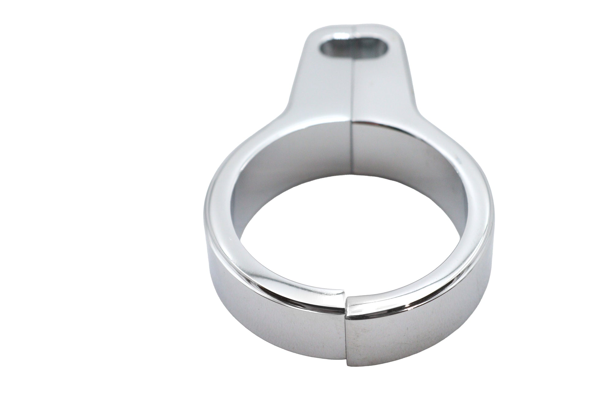 V-Twin Chrome Cable Clamp 11-0270 for 1-1/2 Inch Tubes