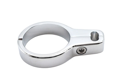 V-Twin Chrome Cable Clamp 11-0270 for 1-1/2 Inch Tubes