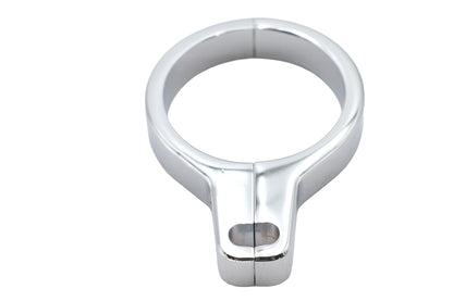 V-Twin Chrome Cable Clamp Part #11-0272 for 2 Inch Tubes and Cables