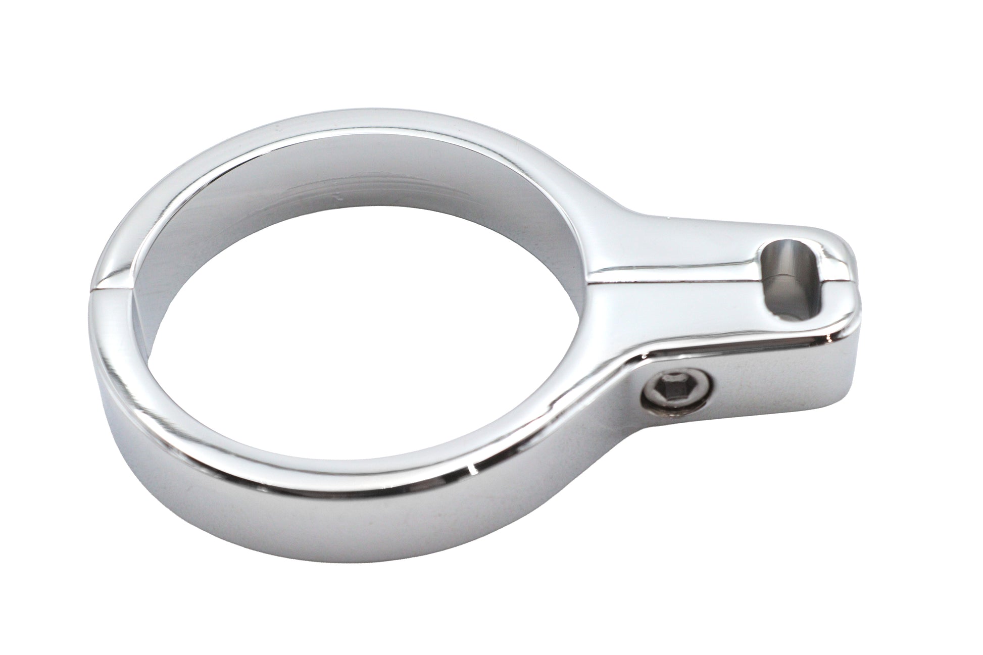 V-Twin Chrome Cable Clamp Part #11-0272 for 2 Inch Tubes and Cables