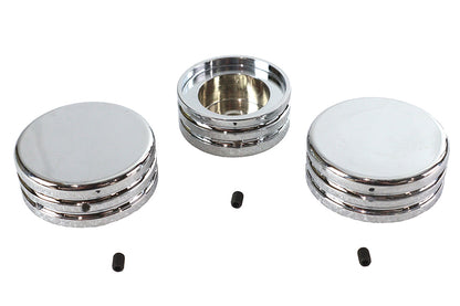 V-Twin OEM 46129-98B 39mm Fork Stem Nut Cover Flat Top Style for Harley Davidson FXR and XL