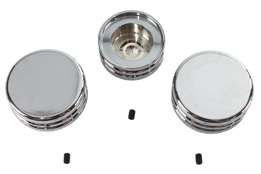 V-Twin OEM 46129-98B 39mm Fork Stem Nut Cover Flat Top Style for Harley Davidson FXR and XL