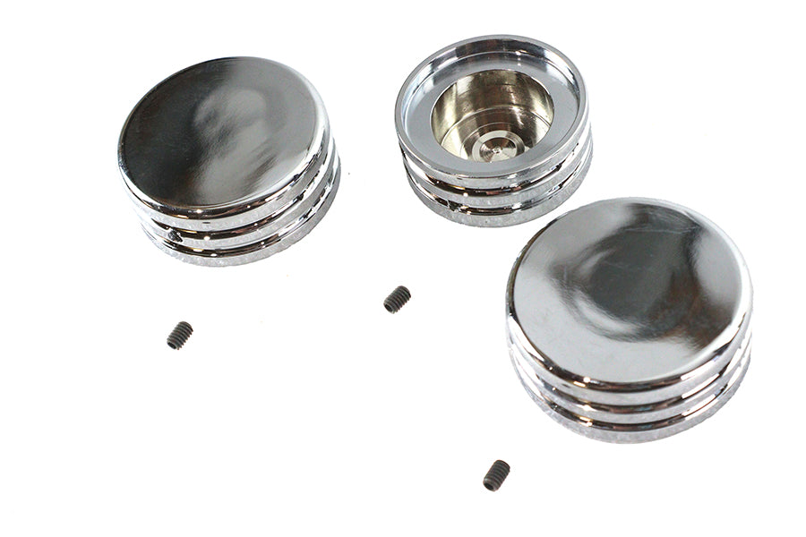 V-Twin OEM 46129-98B 39mm Fork Stem Nut Cover Flat Top Style for Harley Davidson FXR and XL