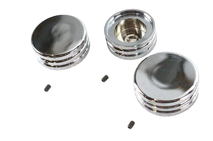 V-Twin OEM 46129-98B 39mm Fork Stem Nut Cover Flat Top Style for Harley Davidson FXR and XL