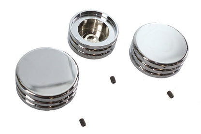 V-Twin OEM 46129-98B 39mm Fork Stem Nut Cover Flat Top Style for Harley Davidson FXR and XL