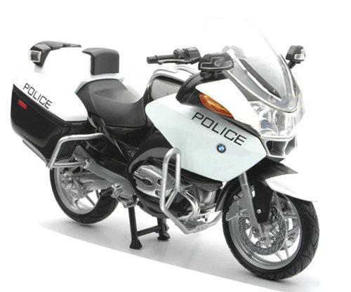 NEWRAY 1/12 Scale BMW R1200RT-P U.S. Police Bike Model (Part #43153)
