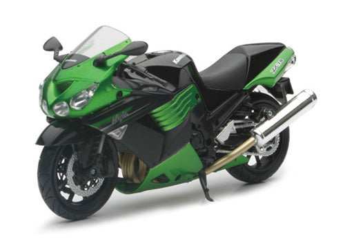 NEWRAY 57433B 1/12 Kawasaki ZX-14 Street Bike (2011) Green Model