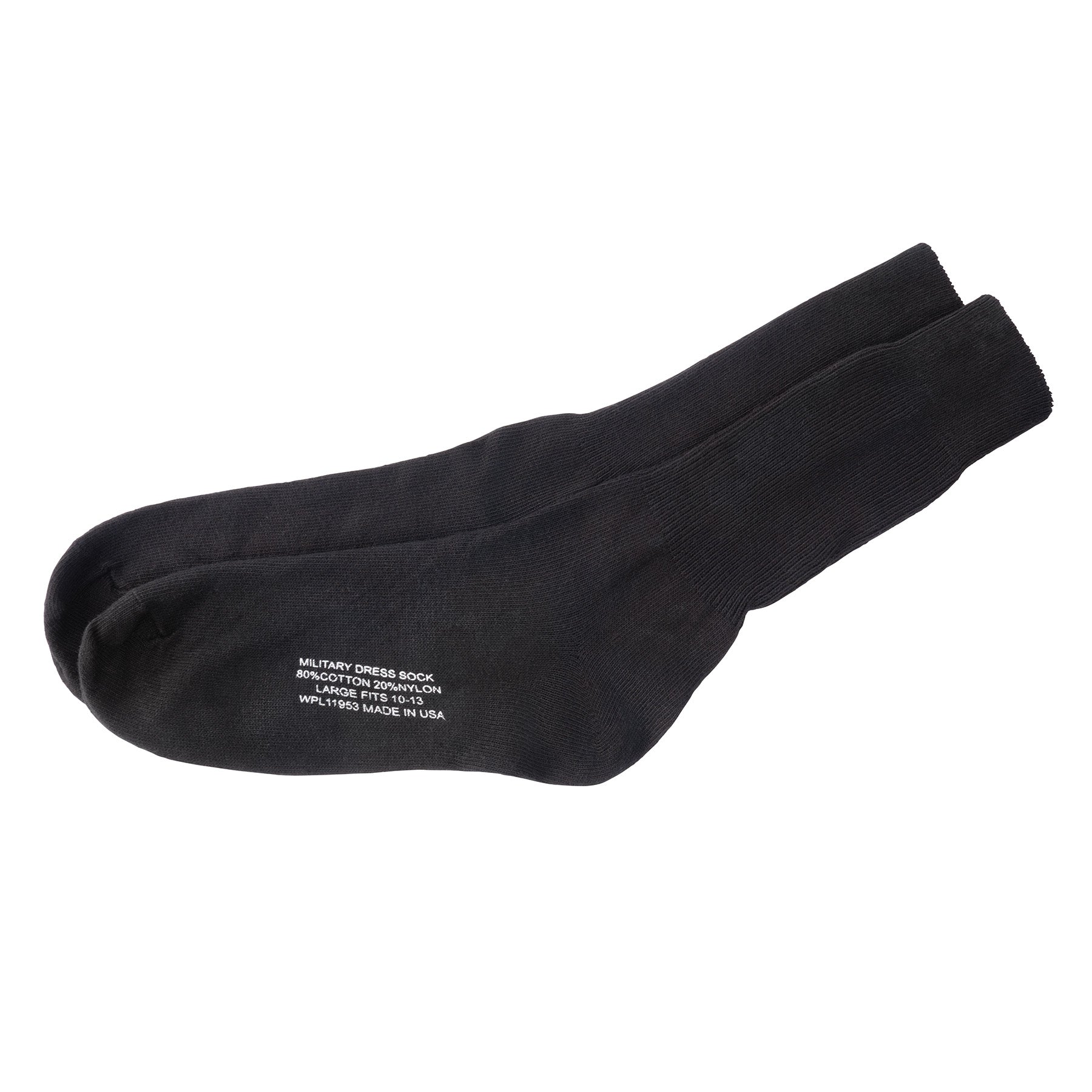 Rothco Military Dress Socks - Comfortable Cotton-Nylon Blend for Men’s Dress Shoes