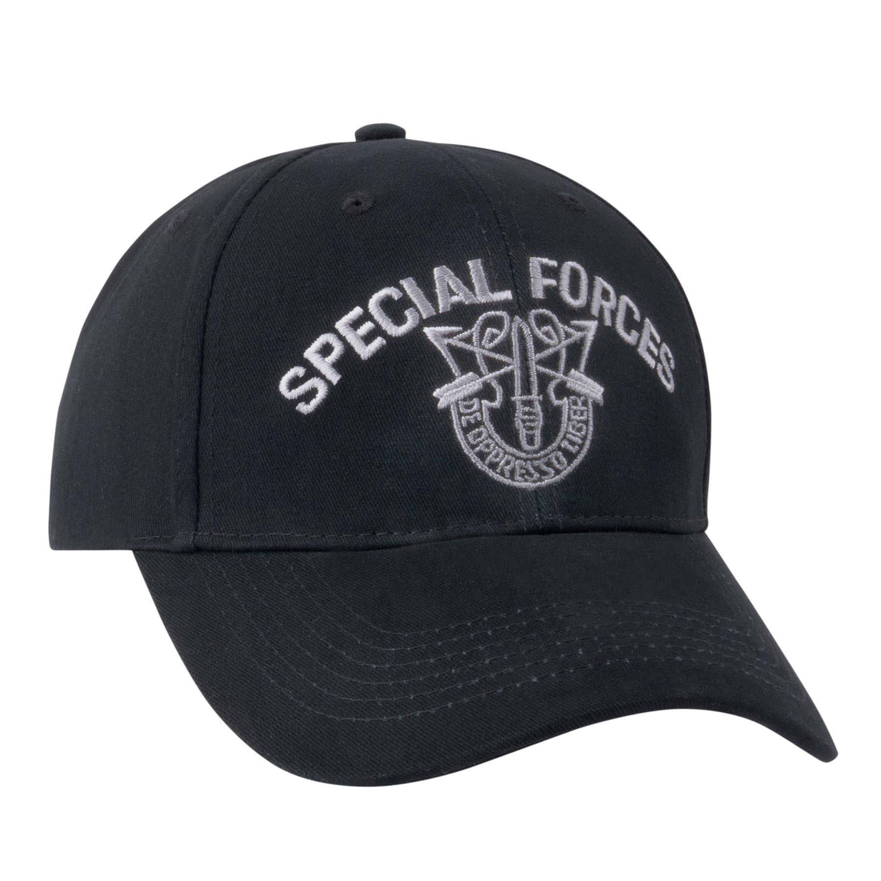 Rothco Special Forces Hat - Adjustable Brushed Cotton Twill Cap with Embroidered Insignia