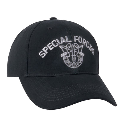 Rothco Special Forces Hat - Adjustable Brushed Cotton Twill Cap with Embroidered Insignia