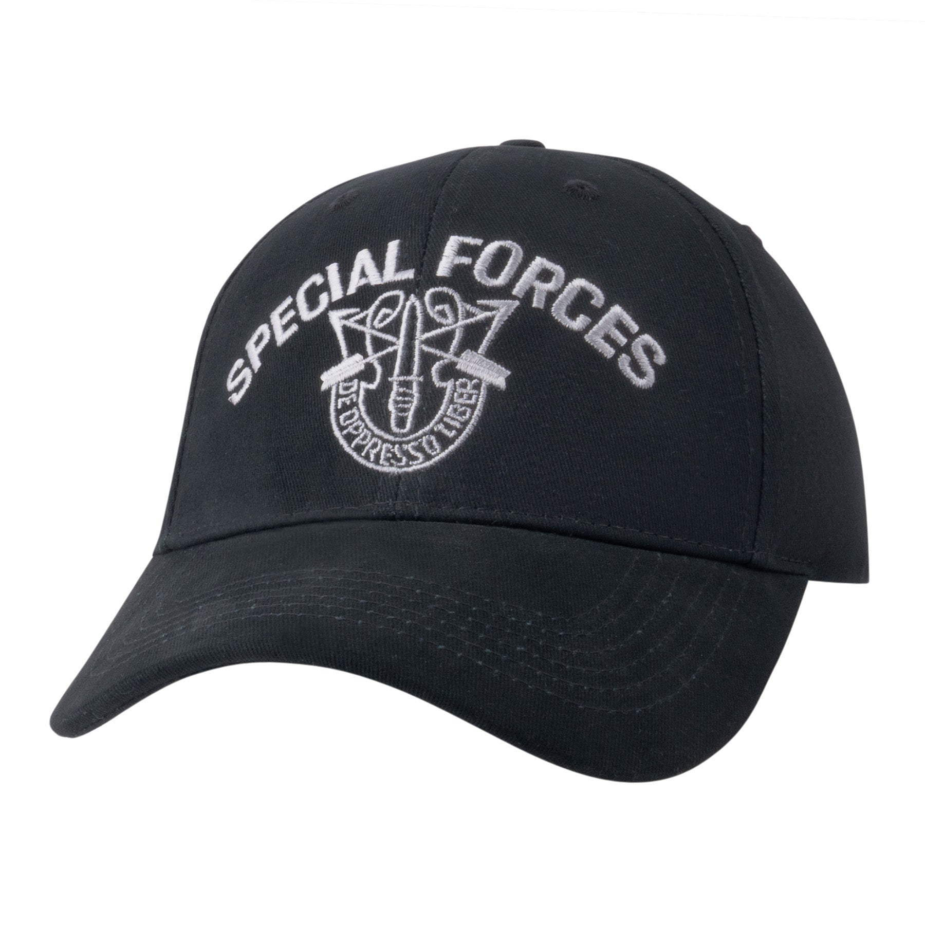 Rothco Special Forces Hat - Adjustable Brushed Cotton Twill Cap with Embroidered Insignia