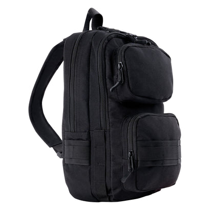 Rothco Tactical Traveler Sling Bag Black – Compact 10-Liter Crossbody with Concealed Carry and Rugged Water-Resistant Material