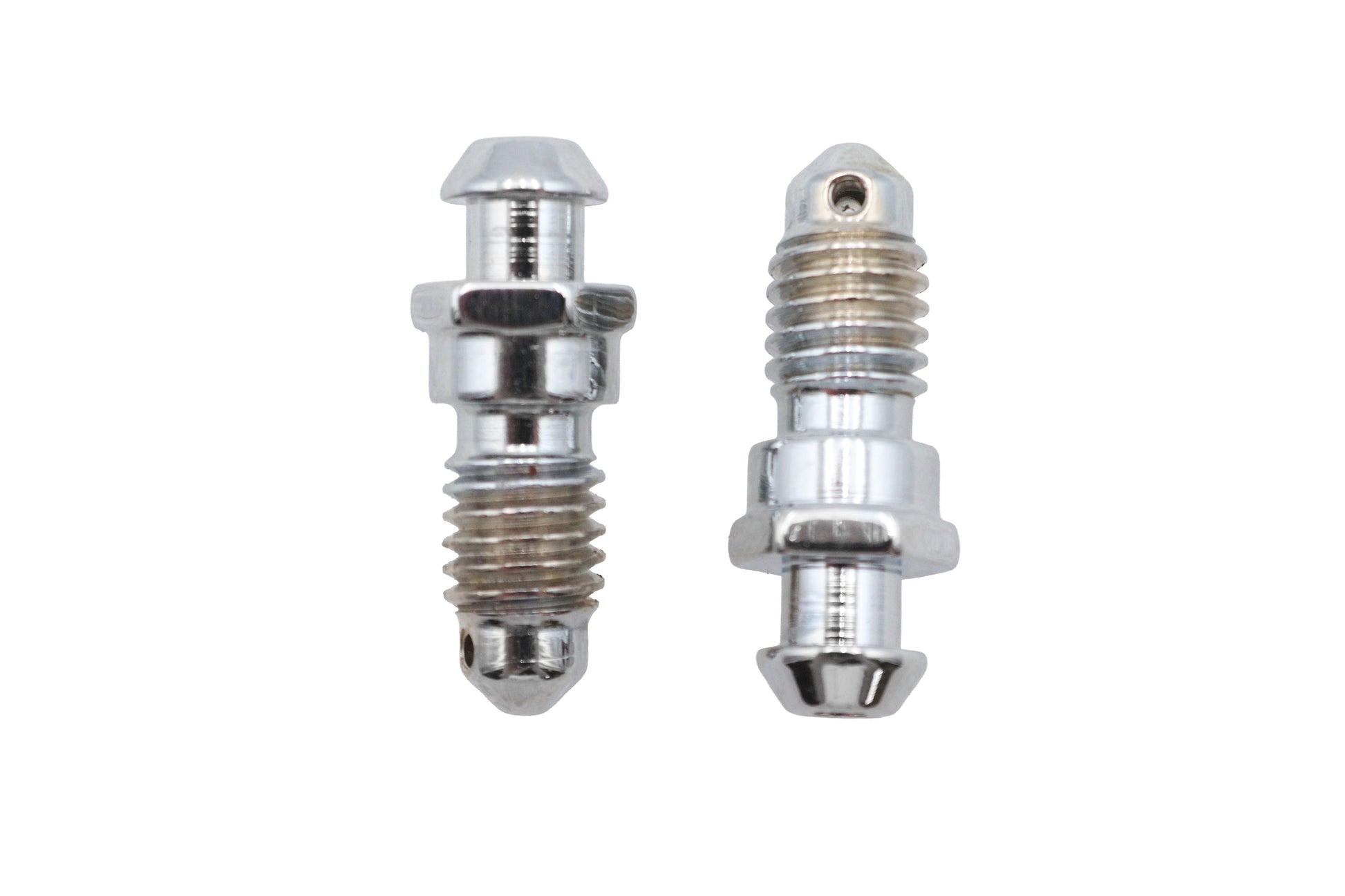 Colony Brake Caliper Bleeder Screws Chrome for Harley Davidson FLT (2009-2018) — Set of 2