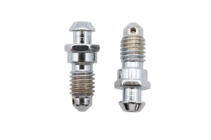Colony Brake Caliper Bleeder Screws Chrome for Harley Davidson FLT (2009-2018) — Set of 2