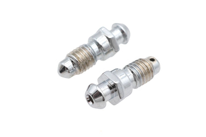 Colony Brake Caliper Bleeder Screws Chrome for Harley Davidson FLT (2009-2018) — Set of 2