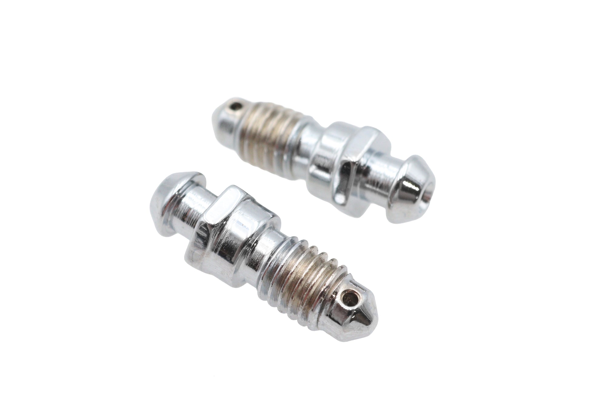 Colony Brake Caliper Bleeder Screws Chrome for Harley Davidson FLT (2009-2018) — Set of 2